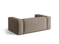 Canapea 2 locuri, Nuria-88, Micadoni Home, 170x110x72 cm, catifea, gri beton