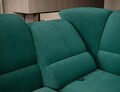 Coltar extensibil dreapta 3 locuri ELTAP, RT-35NU, Siber, 270x186x93 cm, lemn/poliester, verde inchis
