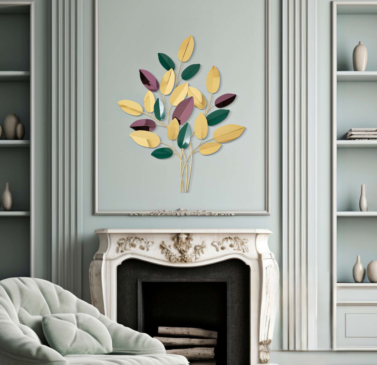 Decoratiune de perete Colorful, Mauro Ferretti, 81.9x3.8x97 cm, fier, multicolor - 2 | YEO