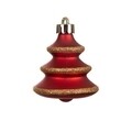 Brad Imperial pine cu decoratiuni, Decoris, 117x180 cm, 260 LED-uri, multicolor