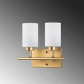 Aplica de perete, Fulgor, 942FLG2210, Metal, Auriu