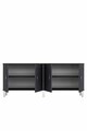 Consola, Hanah Home, Ilay 180, 180x75x32 cm, Antracit / Argintiu
