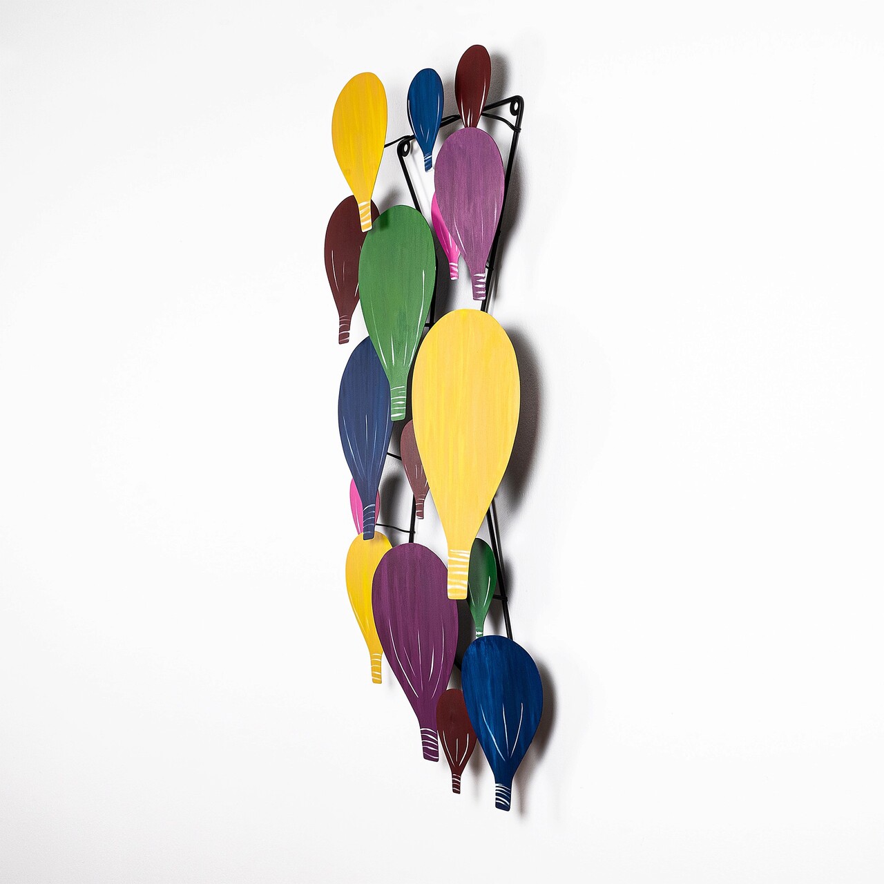 Poze Decoratiune de perete, Kapadokya, Metal, Dimensiune: 53 x 100 x 7 cm, Multicolor mezoni.ro 