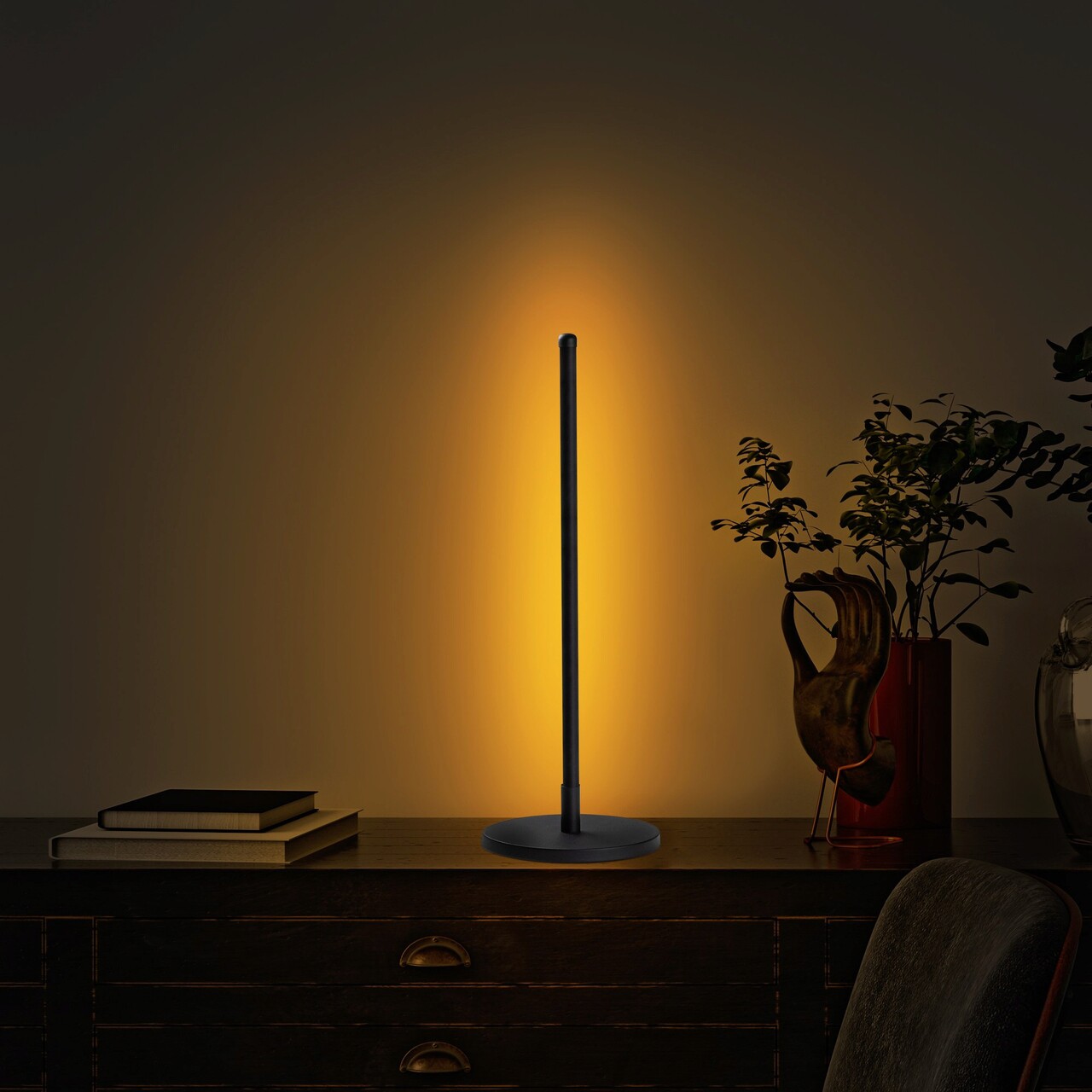 Lampa de masa, Fresno, 119FRS1409, Metal, Negru - 2 | YEO