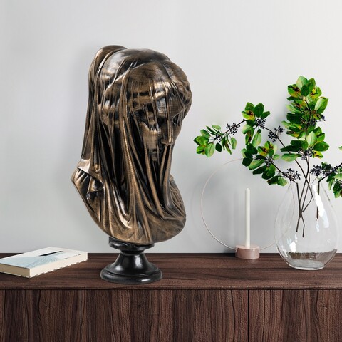 Decoratiune, Woman Wıth Veil, Poliester, Multicolor