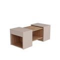Set masuta de cafea, Arnetti, Sartos, Pin Atlantic / Bej