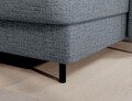 Coltar extensibil dreapta 4 locuri ELTAP, RT-100AUB, Berrto, 306x165x100 cm, lemn/poliester, albastru deschis