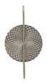 Aplica de perete Silvery, Mauro Ferretti, 2 x E14, 40W, 28x15x54 cm, sticla/fier, argintiu