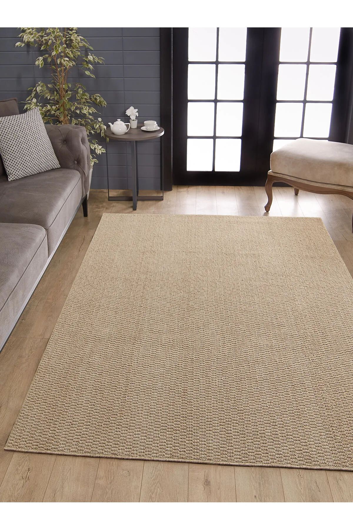 Covor, S-998A Sisal, 80x300 cm, Polipropilena, Bej