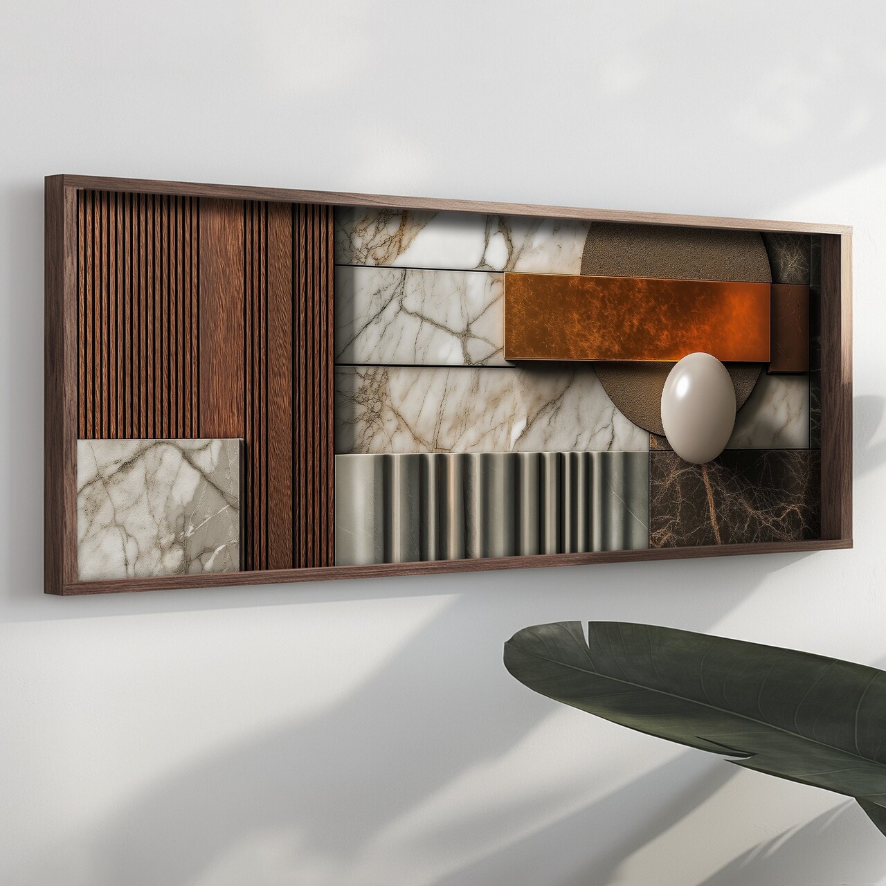 Tablou decorativ, EMR013, Lemn, Multicolor - view 2