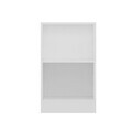 Dulap pentru bucatarie, Hanah Home, Minar, 50x87x58 cm, Alb / Antracit