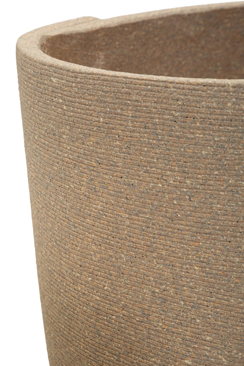 Set 3 ghivece, Mauro Ferretti, Peru Outdoor, 43x47 cm, polirasina, gri - view 2