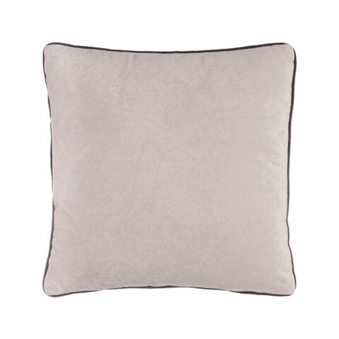 Perna decorativa, 146259D, 40x40 cm, catifea, bej