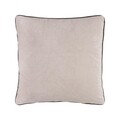 Perna decorativa, 146259D, 40x40 cm, catifea, bej