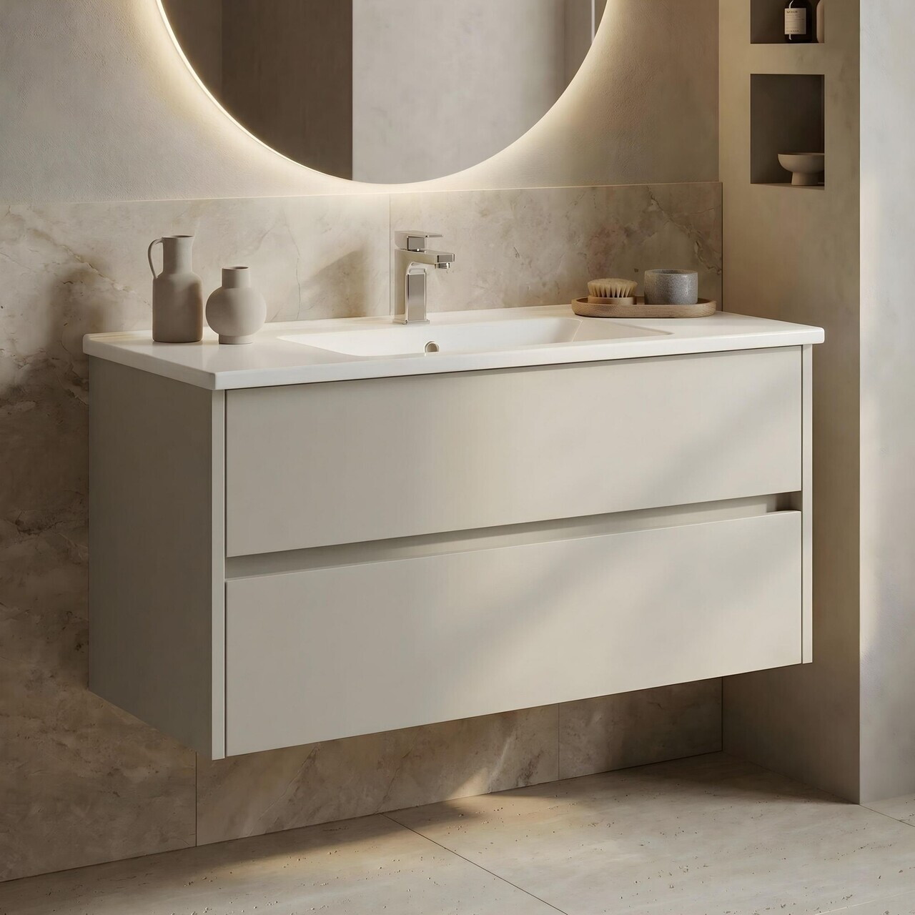 Dulap de baie cu chiuvetă, Hanah Home, Arno 100, Casmir — imaginea 2