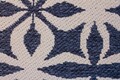 Covor cu doua fete Kendal, Decorino, 120x180 cm, polipropilena, crem/albastru
