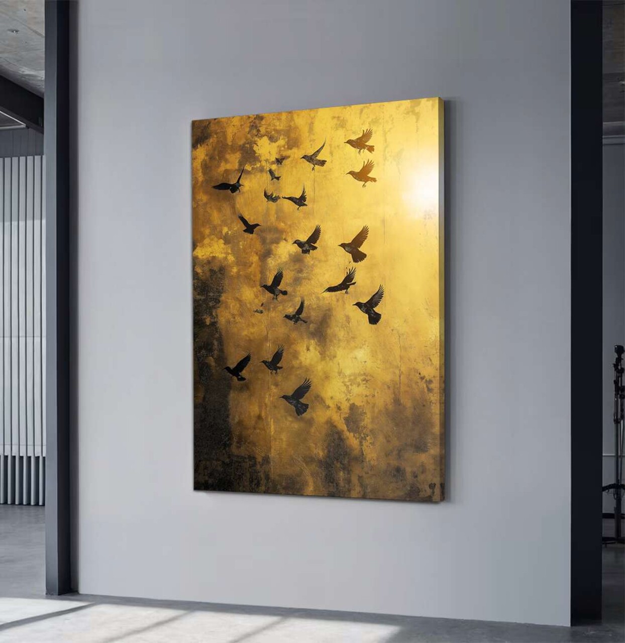 Tablou decorativ, YNS-1017-70 x 100, Lemn, Multicolor - view 2