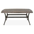 Masuta cafea, Sorrento, 107x65x47 cm, aluminiu, bronz