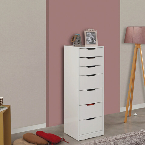 Dulap, comforty, flow, 44x130x40 cm, alb
