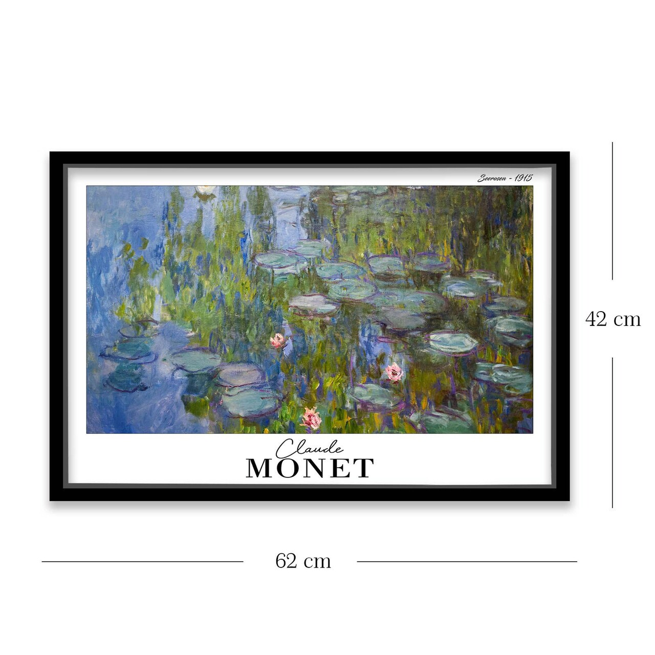 Tablou decorativ, 4262SYHMONET-013, Fundal: 100% MDF (Grosime: 2,7 mm), Multicolor - view 5