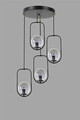 Lustra, Stala, 846STL2883, Metal, Negru