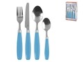 Set tacamuri 24 piese Dinamika, Pengo, inox/plastic, albastru