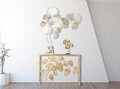 Decoratiune de perete 3D Silvy, Mauro Ferretti, 85.5x113 cm, fier