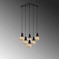 Lustra, Tatum, 584TTM1487, Metal, Negru