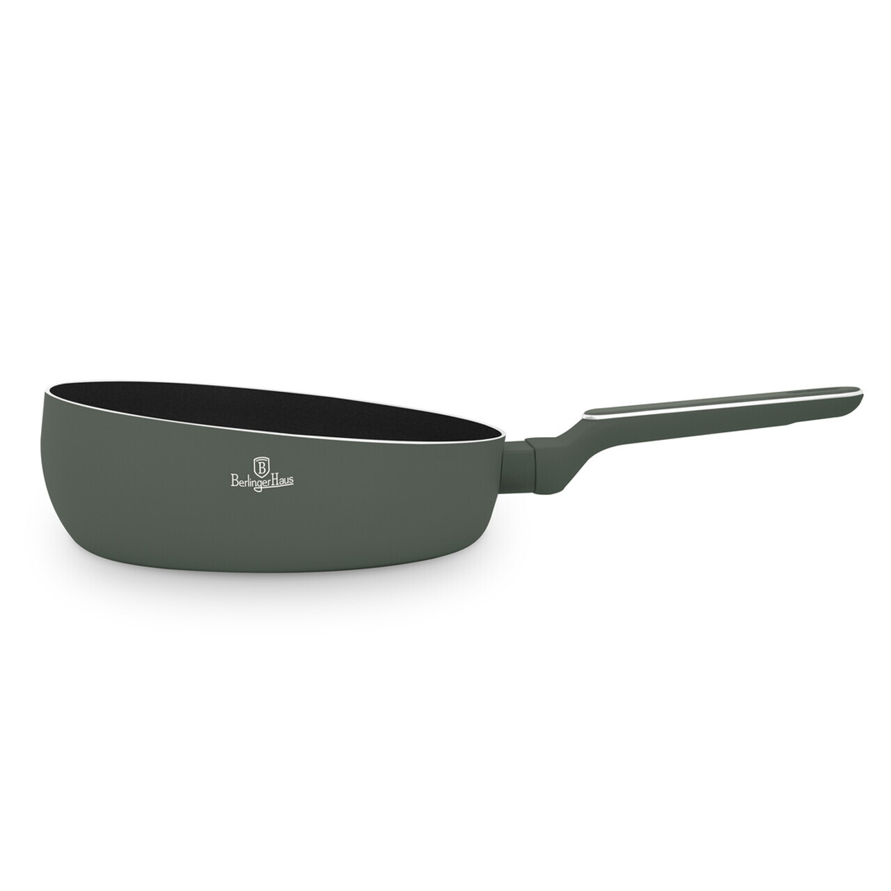 Tigaie flip Berlinger Haus, Matte Green, 26 cm, aluminiu, verde mat - imagine 3