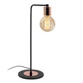 Lampa de masa, Noor, 525NOR2171, Fier, Negru/Cupru