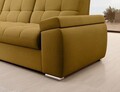 Coltar extensibil stanga 3 locuri ELTAP, LT-45NU, Sado, 272x192x95 cm, lemn/poliester, mustar