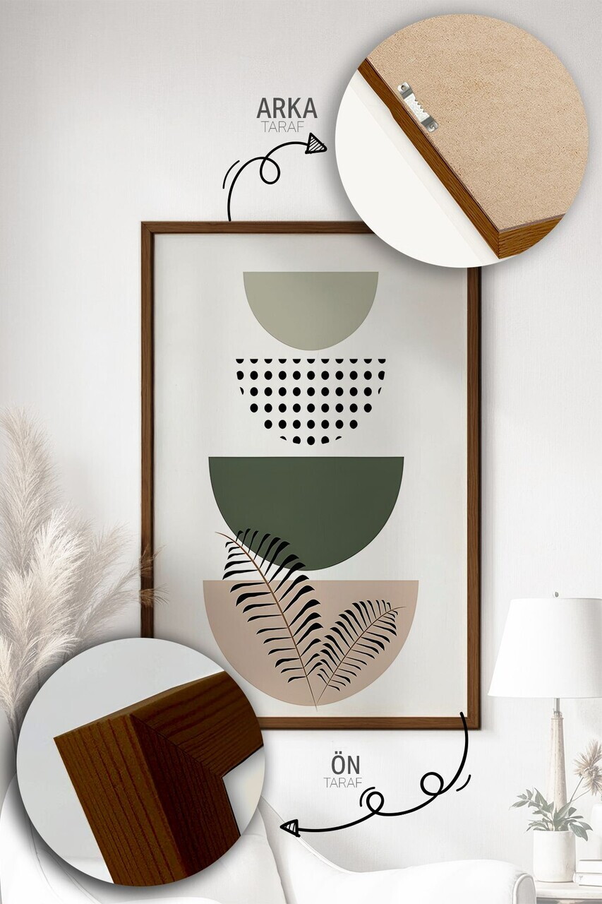 Tablou decorativ, Artvmodel10-Kahve, MDF, Multicolor — imaginea 2