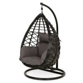Leagan pentru copii S, Joy, L.80 l.85 H.150, otel, negru/gri