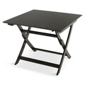Masa pliabila, Pick-Up, 90 x 90 x 73 cm, lemn/MDF, maro inchis