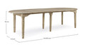 Masa extensibila Bedford, Bizzotto, 110/272x110x78 cm, lemn masiv de stejar