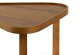 Masuta de cafea, Hanah Home, Leon 95, 95x45x95 cm, LEMN MASIV DE FAG, Maro