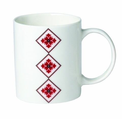 Cana romb, heinner home, 310 ml, new bone china, multicolor