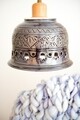 Lustra Radacini Laleaua cenusie, Deco Republic, E27, 1x60W, ceramica autentica Corund