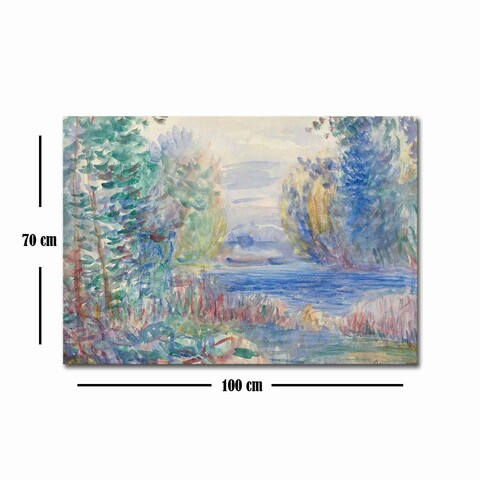 Tablou decorativ, 70100FAMOUSART-020, Canvas, 70 x 100 cm, Multicolor