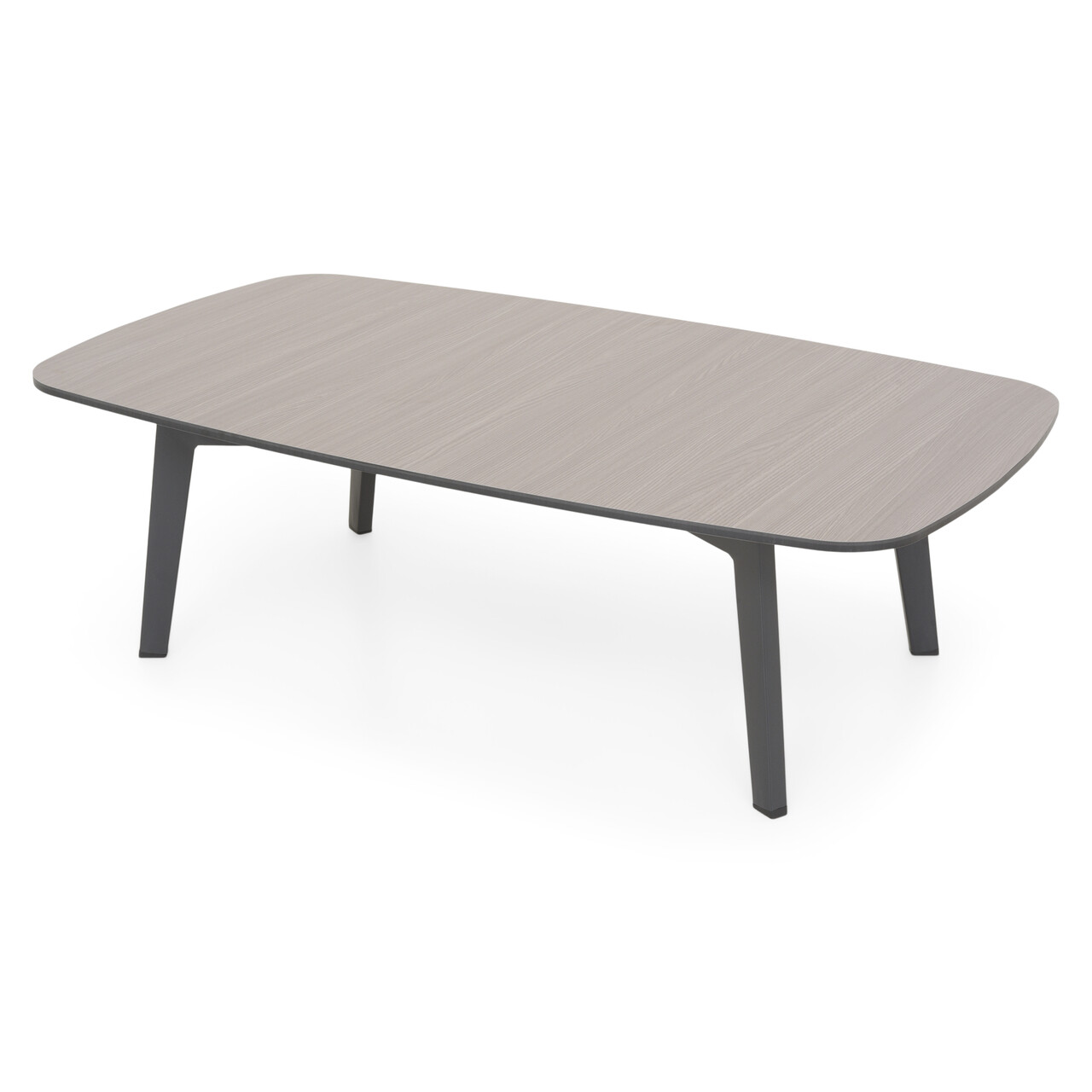 Masuta de cafea pentru gradina Castelli, 120x70x36 cm, aluminiu, antracit/gri - 1 | YEO
