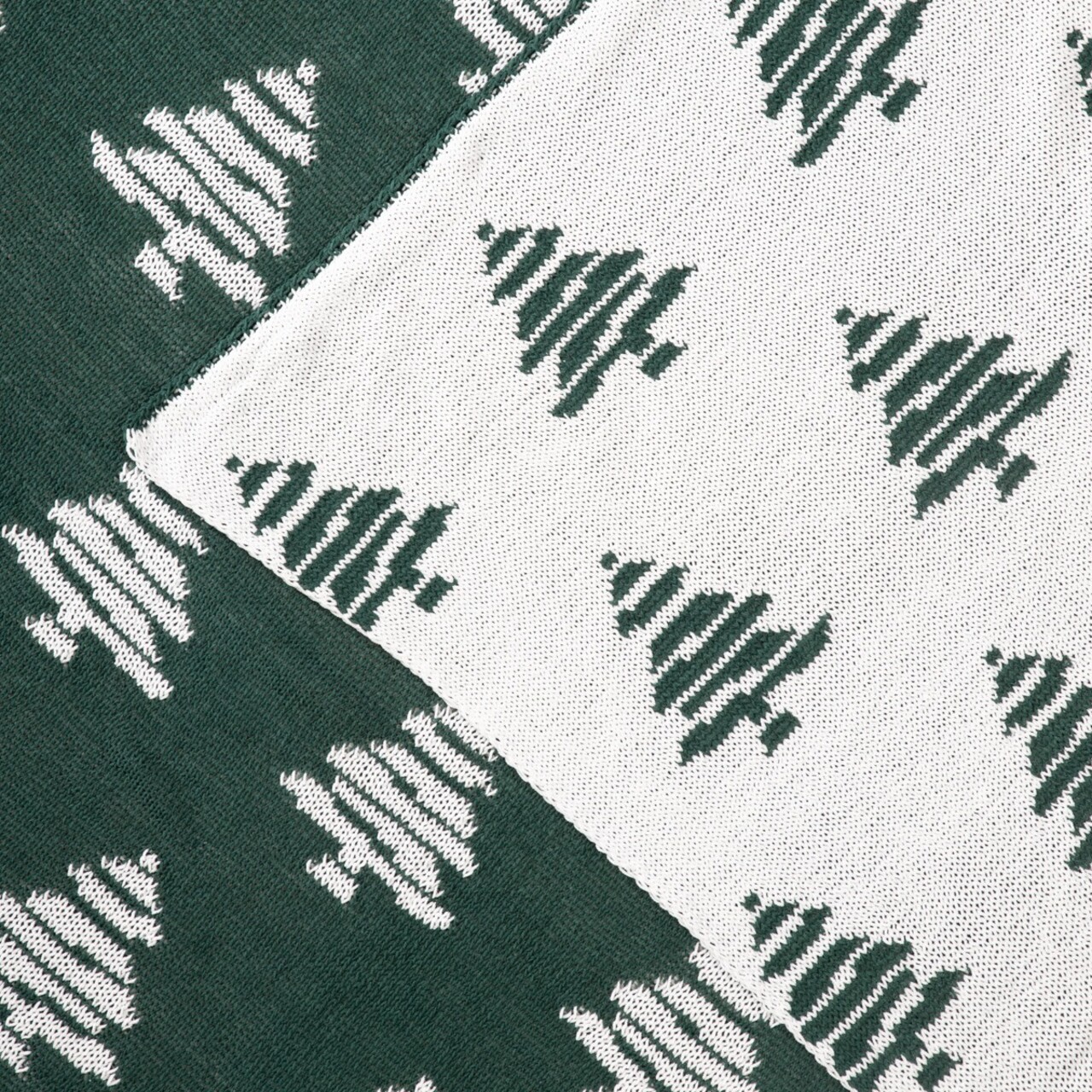 Patura Arnin, Homla, 150x200 cm, poliester, verde/alb - 1 | YEO
