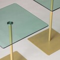 Set masuta de cafea, Neostill, Elegante 2, Aur/Verde
