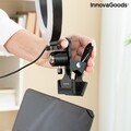 Lampa circulara pentru selfie LED, InnovaGoods Lumahoop, 26 cm, USB