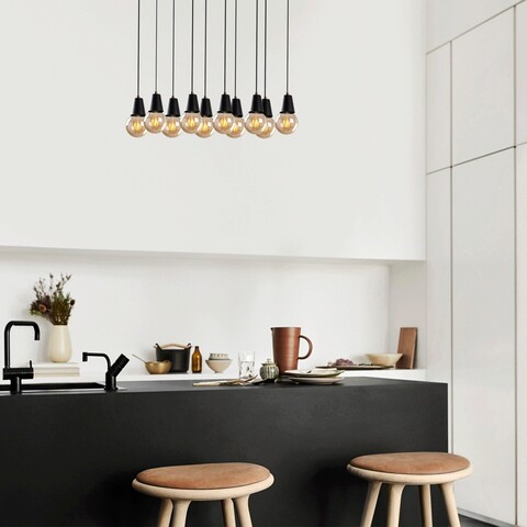 Lustra, Tatum, 584TTM1499, Metal, Negru