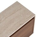 Comoda TV, Nordure, Sentinel, 160x42x30 cm, Nuc Milano / Travertin