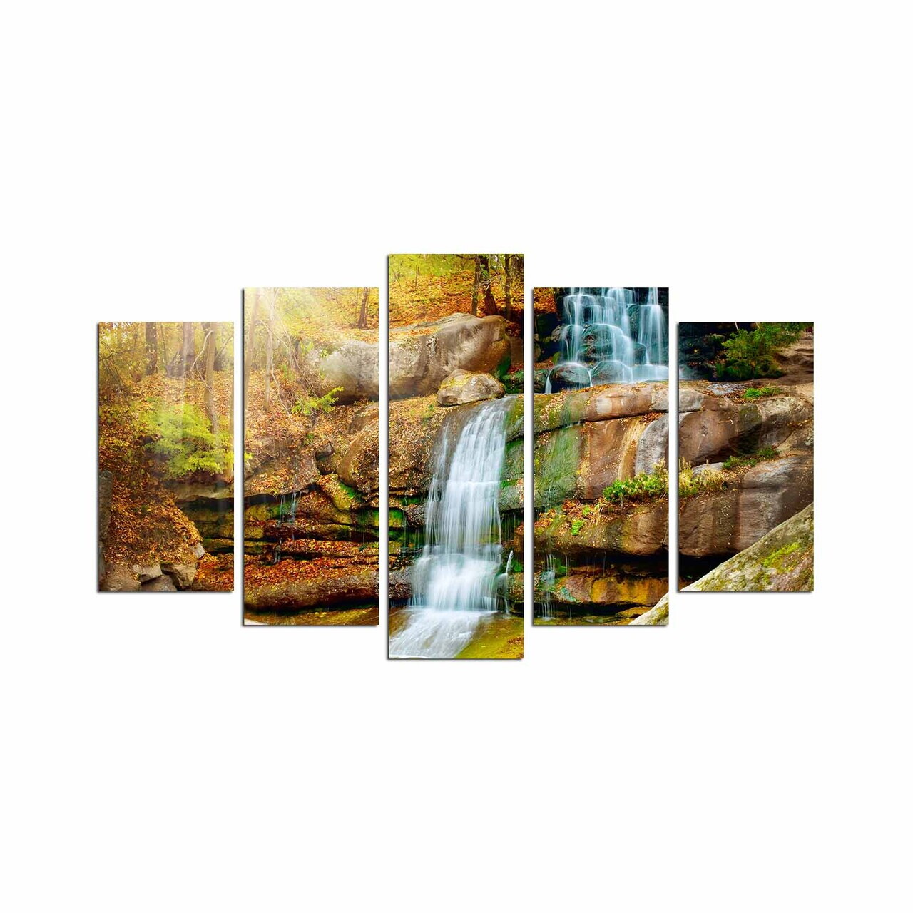 Tablou decorativ MDF, 5DMDF-2, 20 x 60 cm, Multicolor — imaginea 2