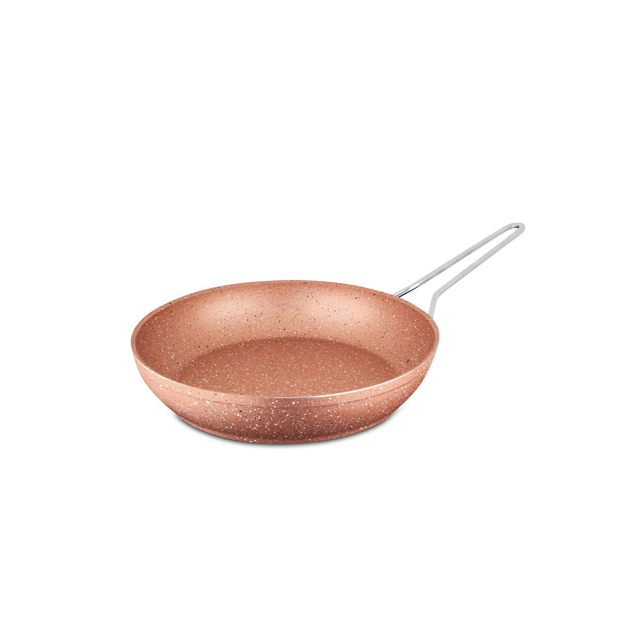 Tigaie, Güral Porselen, 387GRP1234, Invelis din granit, Auriu roz