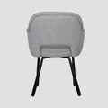 Scaun Campea, Homla, 62x61x84 cm, metal/poliester, gri