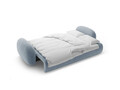 Canapea extensibila 3 locuri, Tonale, Cosmopolitan Design, 262x105x88 cm, catifea, albastru gri