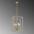 Lustra, Till - 13256, Fulgor, 35 x 35 x 107 cm, 4 x E14, 40W, auriu